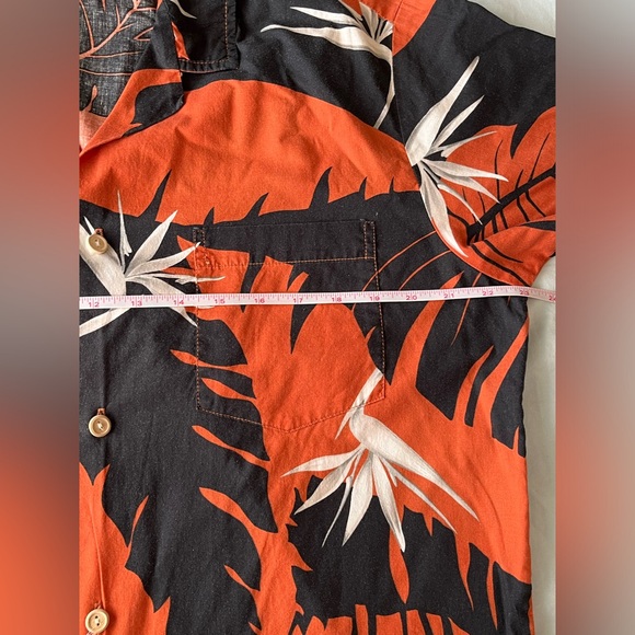 Vintage Banana Bay Red Hawaiian Shirt button up 80s 90s - Picture 6 of 8